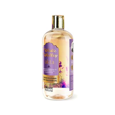 Vedic Valley LAVENDER STRESS RELIEVING BODY MASSAGE OIL CERTIFIED NATURAL 300 ml - Massage Oils