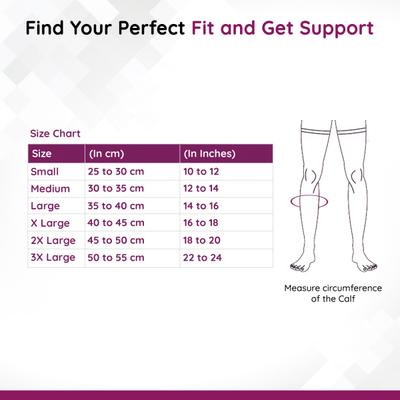 Flamingo Premium Below Knee Stockings (OC2073) (M) 1's - Knee/Leg Supports