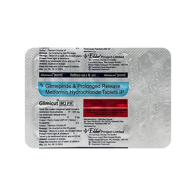 GLIMICUT M2 PR Tablet 10's - Diabetes-Ant