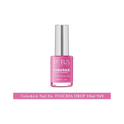 Lotus Make-up Colorkick Nail Enamel Fuschia Drop 949 10 ml - Nail Polish