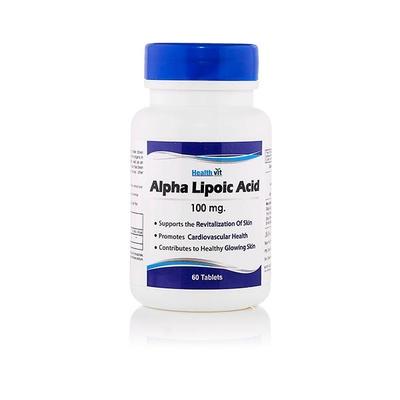 HealthVit Alpha Lipoic Acid 100 mg Tablet 60's - Hair & Skin
