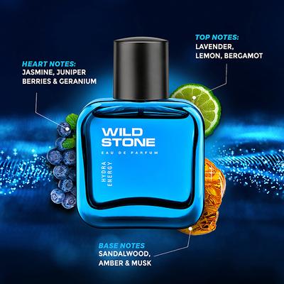Wild Stone Hydra Energy Spray Perfume 50 ml - Men Perfumes (Edt/Edp)