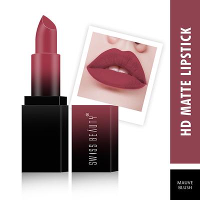 Swiss Beauty HD Matte Lipstick - (Mauve Blush) 3.5 gm - Blushes