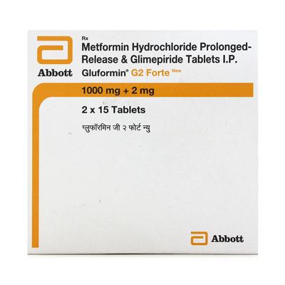 GLUFORMIN G2 FORTE NEW Tablet 15's - Diabetes-Ant