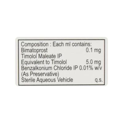 Bimat LS TM Eye Drops 3ml - Glaucoma-Ant