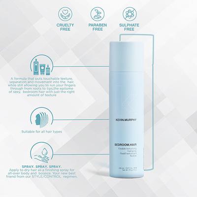 Kevin Murphy Bedroom Flexible Texturising Hair Spray Hair Perms & Texturizers 235 ml - Hair Perms & Texturizers