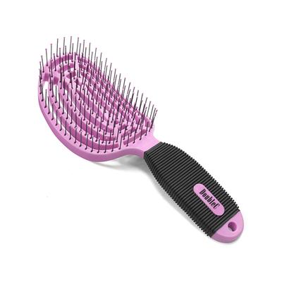 NuWay 4HAIR U.S. Patented Detangler Hair Brush for Men & Women - Rose Pink - Detangling DoubleC 1s 1's - Hair Brushes