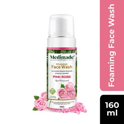 Medimade Pink Rose Face Wash 160 ml - Face Wash & Cleansers