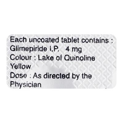 Azulix 4mg Tablet 10'S - Diabetes-Ant