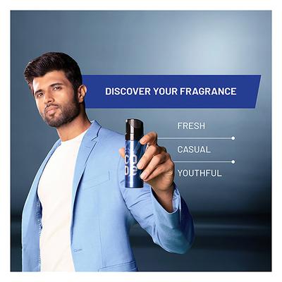 Wild Stone Code Titanium Body Perfume 150ml - Men Deodorants/Roll-Ons
