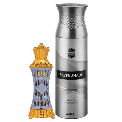 Ajmal Mizyaan Concentrated Perfume Oil Oriental Musky And Silver Shade Homme Deodorant Citrus Woody Fragrance 214 ml - Perfumes (Edt/Edp)