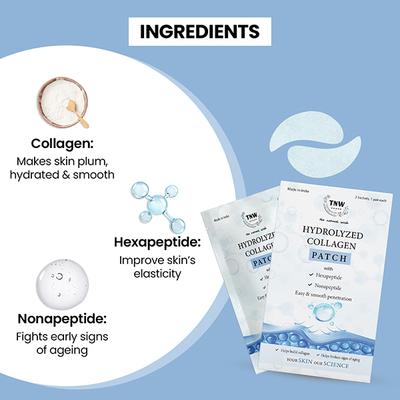 Tnw The Natural Wash Hydrolyzed Collagen Patch for Firm and Fresh Skin 2's - Dark Circle & Wrinkle Busters