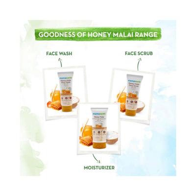 Mamaearth Honey Malai Face Wash with Honey & Malai For Nourishing Glow 100 ml - Face Wash & Cleansers