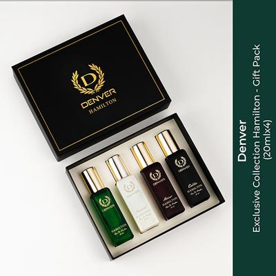 Denver Hamilton Luxury Gift Set - 20ml each 4's - Men Perfumes (Edt/Edp)