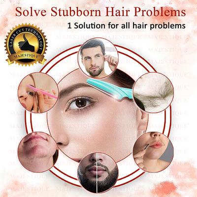 Majestique Eyebrow Razor Shaper & Trimmer Eyebrow Razor FC65 1's - Sharpeners