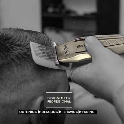 VEGA Professional Pro Outliner Hair Trimmer with DLC Coated Japanese Stainless Steel, (VPPHT-01) 1's - Trimmers