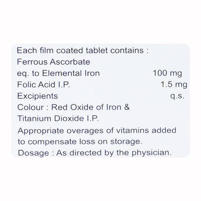 FE 3 XT Tablet 10'S - Iron Supplement/Anaemia-Vma