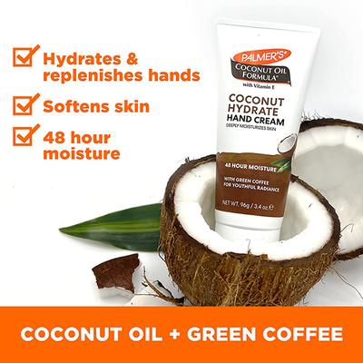 Palmer's Coconut Oil Formula With Vitamin E Coconut Hydrate Hand Cream Deeply Moisturizes Skin 96gm - Hand Creams