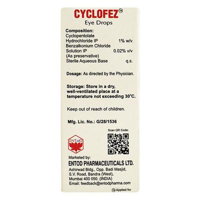 Cyclofez Eye Drops 5ml - Mydriasis