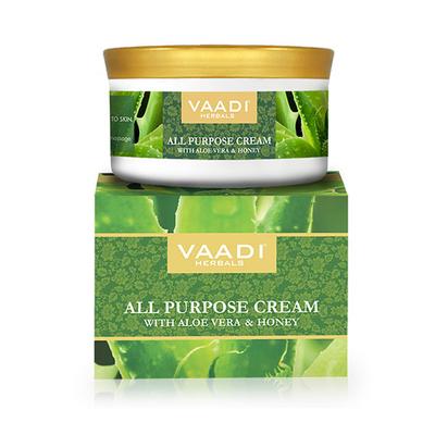 Vaadi Herbals All Purpose Cream with Aloe Vera, Honey & Manjistha 150 gm - Face Creams