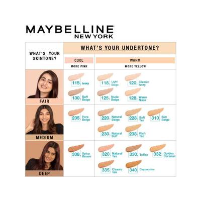 Maybelline New York Fit Me Matte+Poreless Liquid Foundation (With Pump) 320 Natural Tan 30 ml - Foundation
