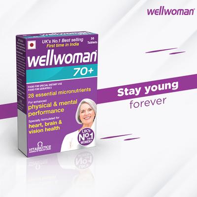 Wellwoman 70+ Multi-Vitamin Tablet 30's - Multi-Vitamins