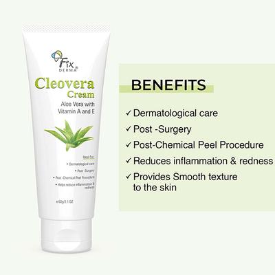 Fixderma Cleovera Cream Helps In Reducing Inflammation & Redness 60 gm - Face Creams