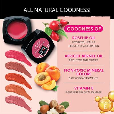 Iba Must Have Everyday Lip & Cheek Tint All Time Pink 8 gm - Lip Stains & Tints