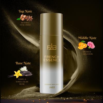 French Essence Deodorant Body Spray - Jazz 150 ml - Perfumes (Edt/Edp)