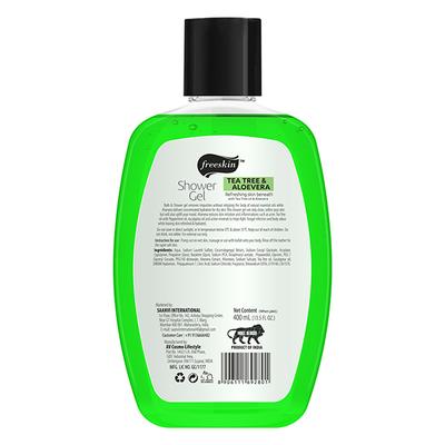 Freeskin Tea Tree & Aloe Vera Shower Gel 400 ml - Shower Gels & Body Wash