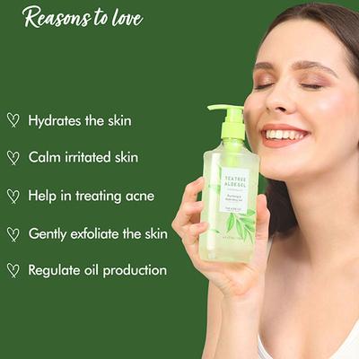 The Love Co. Tea Tree Aloevera Gel 250 ml - Face Gels