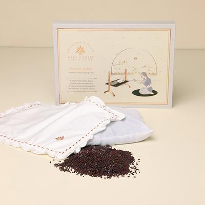 Baby Forest Somya Aakar Newborns Head-Shaping Mustard Pillow 500 gm - Baby Oral Care