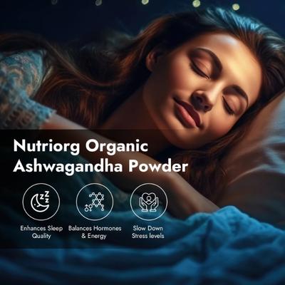 Nutriorg Organic Ashwagandha Powder 150 g - Ashwagandha