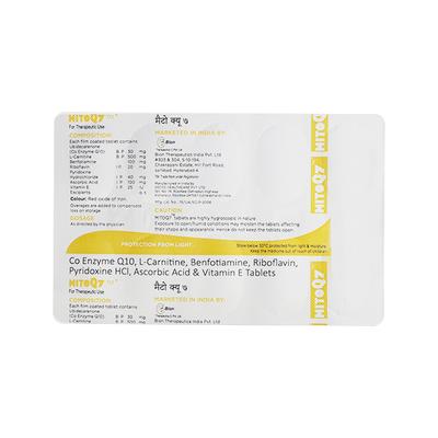 MITO Q7 Tablet 10's - Supplements-Sup