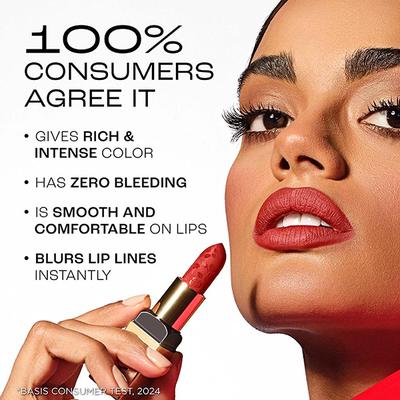 Lakme Rouge Bloom Powder Matte Bullet Plum Garden-208 4 gm - Lipsticks