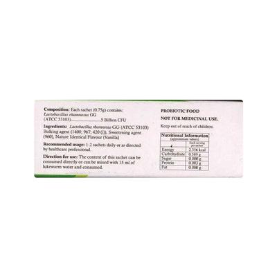 PROCILLUS GG 5 ORODISPERSIBLE LACTOSE,GLUTEN & SUGAR FREE Granules 0.75gm - Diarrhoea-Ant