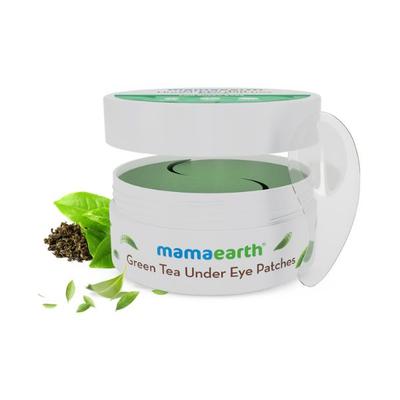 Mamaearth Green Tea Under Eye Patches with Green Tea & Collagen for Puffy Eyes 60's - Eye Masks
