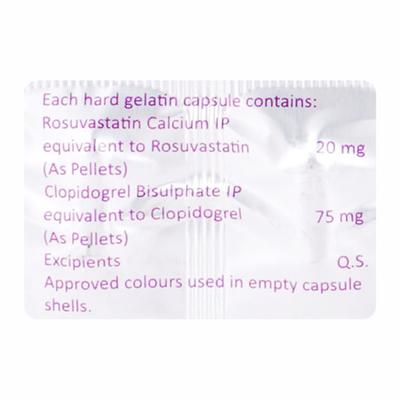 ROSULESS C 20mg Capsule 10's - High Cholesterol-Dys