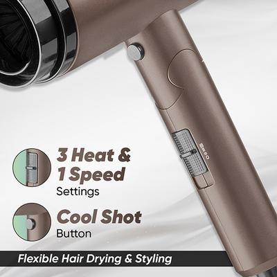 Vega Dry-Up 2000W Hair Dryer For Men & Women With 3 Heat/1 Speed Setting & Cool Shot Button, (Vhdh-36) - Hair Dryers