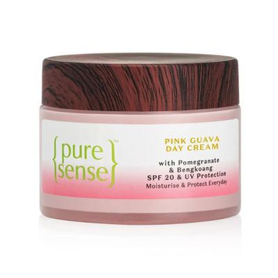 PureSense Pink Guava Day Cream with Pomegranate & Bengkoang with SPF 20 & UV protection Face Moisturizer 60 ml - Day Cream