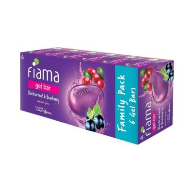 Fiama Gel Bar Blackcurrant And Bearberry, 125g each 6's - Soaps