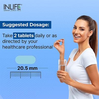 INLIFE Magnesium Complex Glycinate 5X 2000mg Tablets 60's - Multi-Vitamins