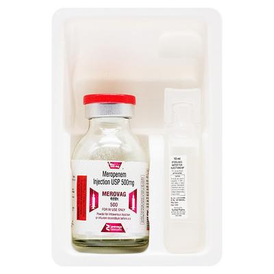 MEROVAG 500 Injection 1's - Bacterial Infections-OBL