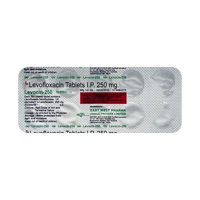 Levocin 250mg Tablet 10'S - Bacterial Infections-Qui