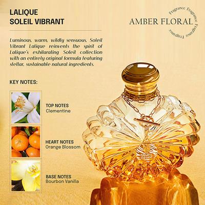 Lalique Soleil Vibrant Eau De Parfum 50 ml - Women Perfumes (Edt/Edp)