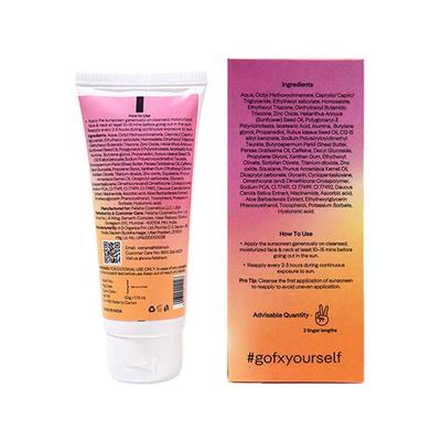 Skin Fx Sun Tease Matte Sunscreen SPF 50 PA +++ Blue Light Protection 50 gm - Face Sunscreen