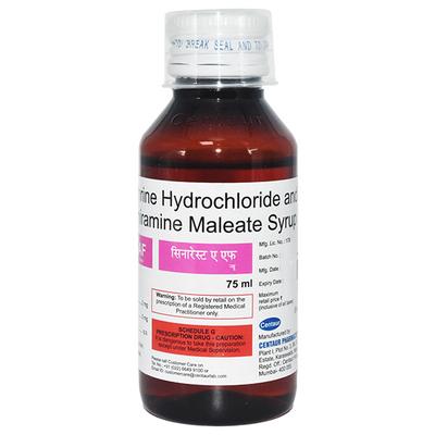 SINAREST AF NEW Syrup 75ml - Cough And Cold-Cou