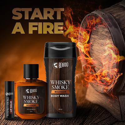 Beardo Whisky Smoke Bourbon Bodywash Bourbon Scented Refreshing and Masculine 200 ml - Shower Gels & Body Wash