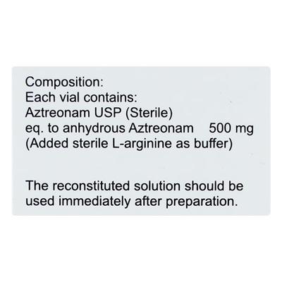 AZTROHIGH 500 Injection 1's - Bacterial Infections-OBL