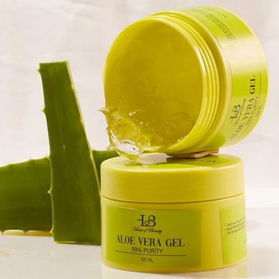 House of Beauty Pure Aloe Vera Gel-Sensitive, Acne Prone Skin Treats Eczema, Psoriasis 100ml - Face Moisturizers